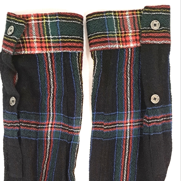 BURBERRY BRIT Tartan Plaid Long Sleeve Button Down Blouse - Picture 4 of 16